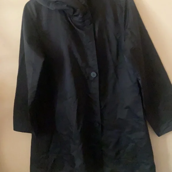 Eileen Fisher reversible rain coat - Picture 3 of 12